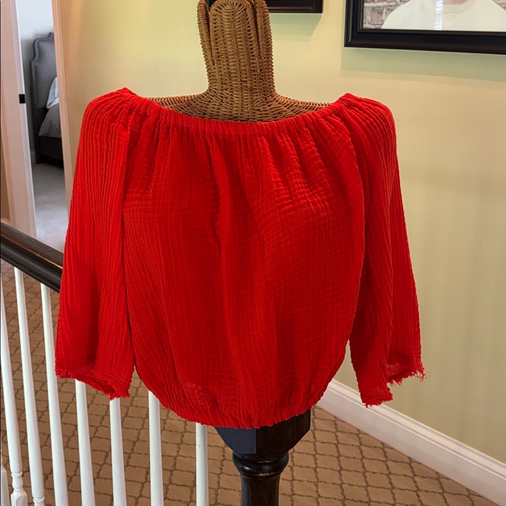 Michael Stars red top. Size XS